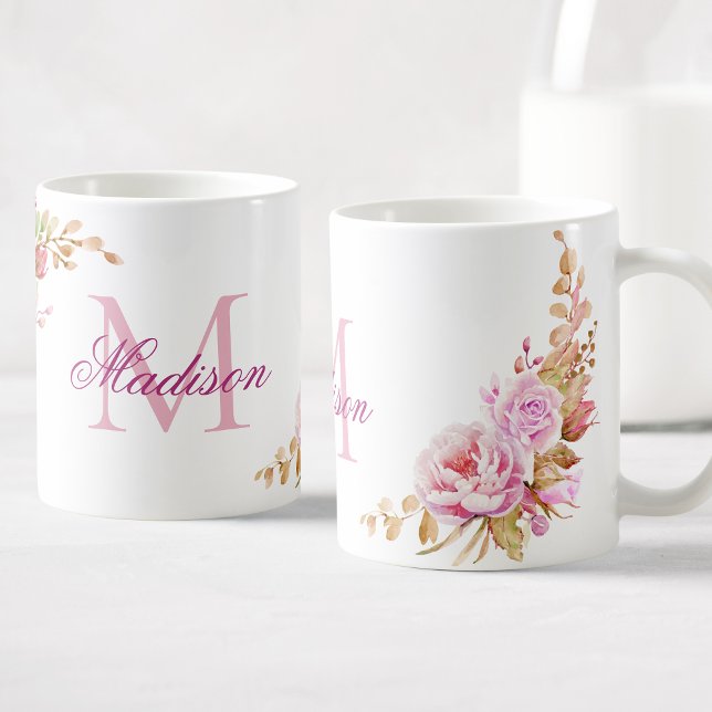 Personalisiertes Monogramm Kaffeetasse (Von Creator hochgeladen)