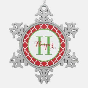 Personalisiertes Monogramm Keepake Ornament