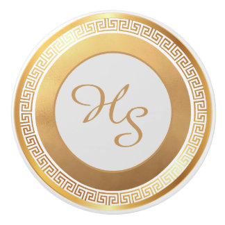 Personalisiertes Monogramm Keramikknauf