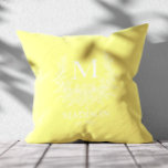 Personalisiertes Monogramm Kissen<br><div class="desc">Fügen Sie Ihrer Zuhause eine gemütliche und stilvolle Touch mit diesem rustikalen Monogramm-Kissen hinzu. Dieses Kissen vereint den Charme eines Bauernhauses mit moderner Eleganz und bietet eine individuelle Note in zeitlosem rustikalem Design. Ideal für Wohn- und Schlafzimmer oder als personalisiertes Geschenk für Hochzeiten, Jubiläen und Hauswärme. Ein einzigartiges Akzent, das...</div>
