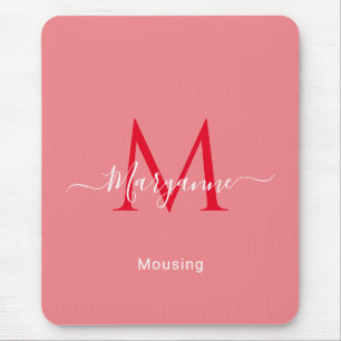 Personalisiertes Monogramm Mousepad