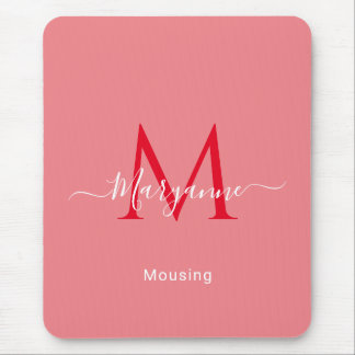 Personalisiertes Monogramm Mousepad