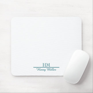 Personalisiertes Monogramm Mousepad-Custom-Initial Mousepad