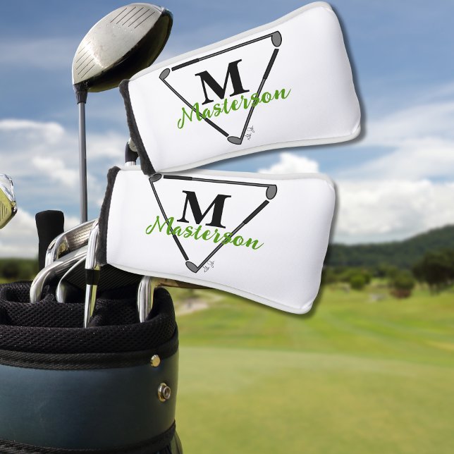 Personalisiertes Monogramm/Name Einzigartiger Golf Headcover (Von Creator hochgeladen)