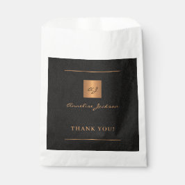 Personalisiertes Monogramm-Namensschild Geschenktütchen