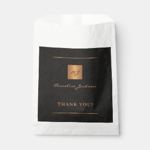 Personalisiertes Monogramm-Namensschild Geschenktütchen