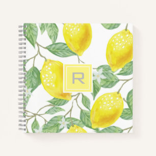 Personalisiertes Monogramm Notizbuch