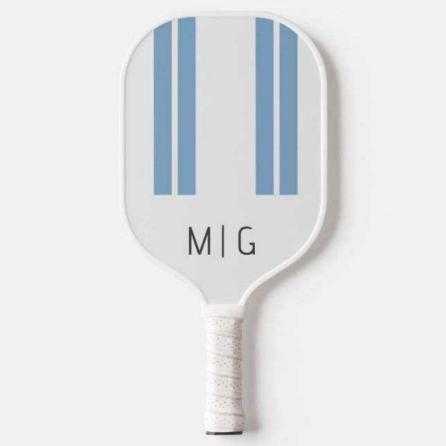 Personalisiertes Monogramm-Pickleball-Schläger-Set Pickleball Schläger (Vorderseite)