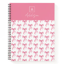 Personalisiertes Monogramm rosa Muster