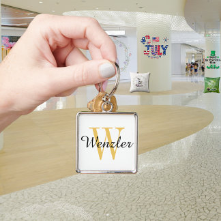 Personalisiertes Monogramm Schlüsselanhänger