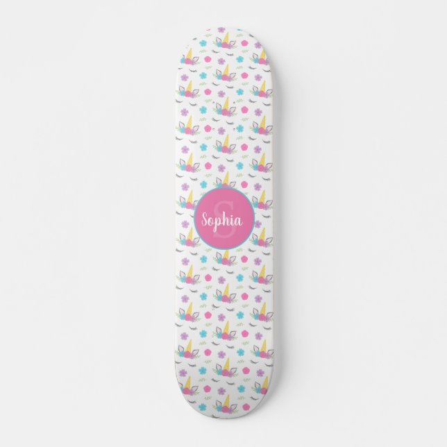 Personalisiertes Monogramm Skateboard (Vorne)