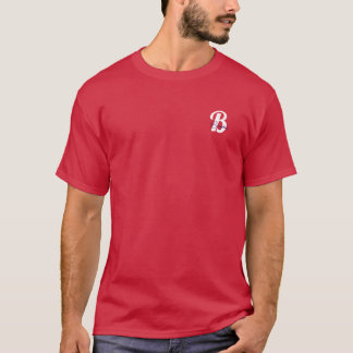 Personalisiertes Monogramm - Stilvolles, kundenspe T-Shirt