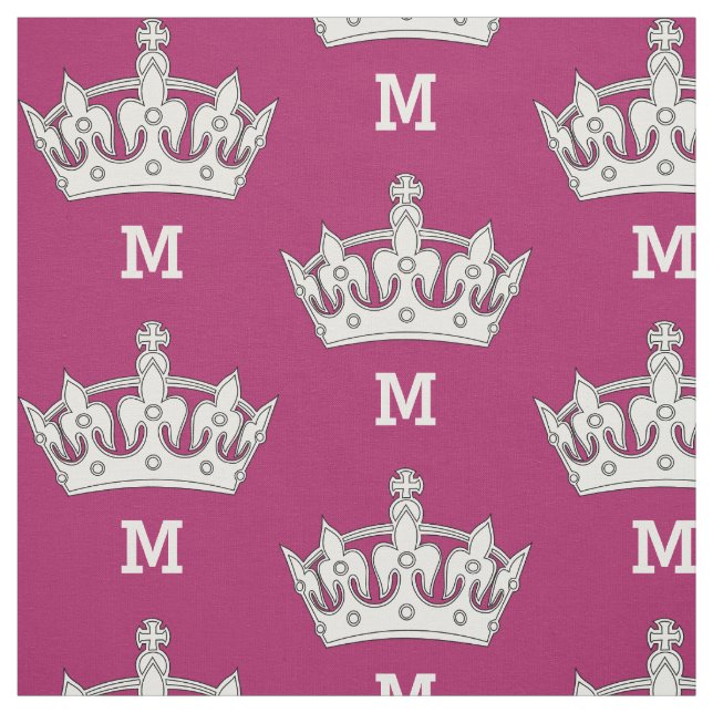 Personalisiertes Monogramm Stoff (Muster)