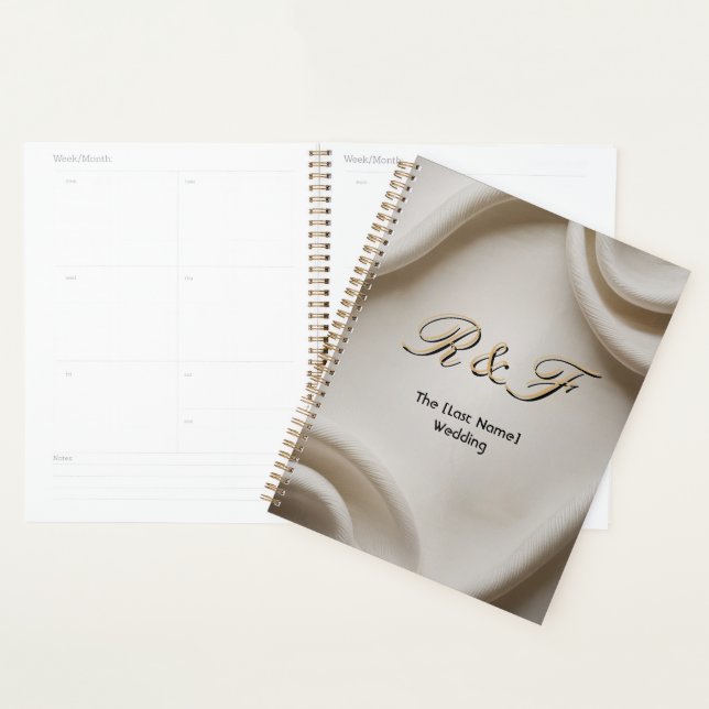 Personalisiertes Monogramm-Suite | Luxus-Leinen-Ho Planer (Anzeige)
