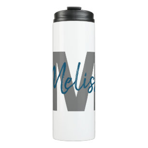 Personalisiertes Monogramm Thermosbecher