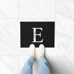 Personalisiertes Monogramm und Name Doormat Fußmatte