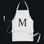 Personalisiertes Monogramm und Name Erwachsene Sch Schürze<br><div class="desc">Personalisiert Monogram und Name Gift bieten personalisierte Monogramm und Namen im klassischen Serif-Schriftart-Stil. Perfekt als Tagesgeschenke für Papa und besondere Anlässe.</div>