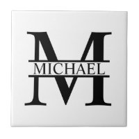 Personalisiertes Monogramm und Name