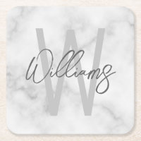 Personalisiertes Monogramm und Name für das weiße