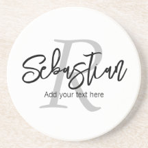 Personalisiertes Monogramm und Name