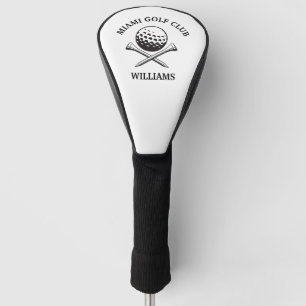 Personalisiertes Monogramm und Name Golf Headcover