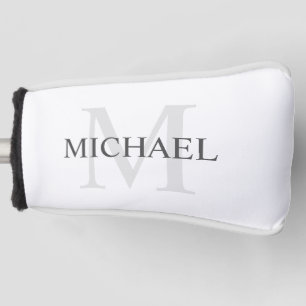 Personalisiertes Monogramm und Name Golf Headcover