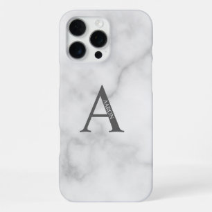 Personalisiertes Monogramm und Name iPhone 16 Pro Max Hülle