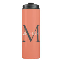 Personalisiertes Monogramm und Name Light Pink