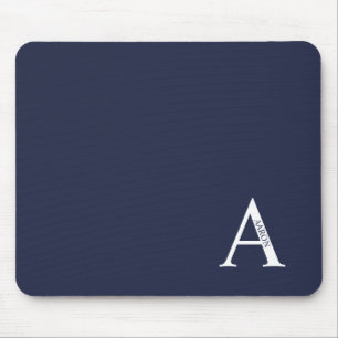 Personalisiertes Monogramm und Name Maus-Pad Mousepad
