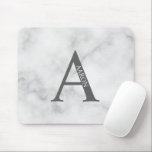 Personalisiertes Monogramm und Name Maus-Pad Mousepad<br><div class="desc">Personalisiert Monogram und Name Gift bieten personalisierte Monogramm und Namen im klassischen Serif-Schriftart-Stil. Perfekt als Tagesgeschenke für Papa und besondere Anlässe.</div>