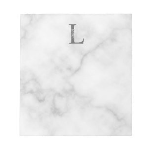 Personalisiertes Monogramm und Name Notepad Notizblock