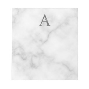 Personalisiertes Monogramm und Name Notepad Notizblock