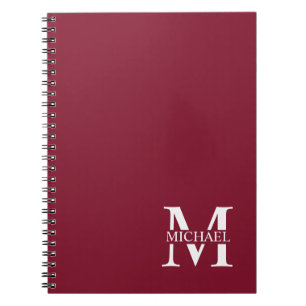 Personalisiertes Monogramm und Name Notizblock