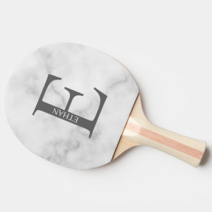 Personalisiertes Monogramm und Name Ping Pong Padd Tischtennis Schläger