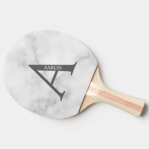 Personalisiertes Monogramm und Name Ping Pong Padd Tischtennis Schläger