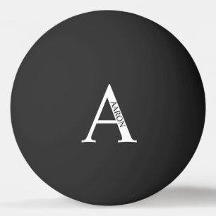 Personalisiertes Monogramm und Name Tischtennisball