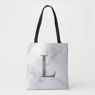 Personalisiertes Monogramm und Name Totbeutel