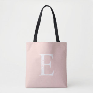 Personalisiertes Monogramm und Name Totbeutel