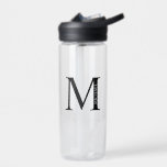 Personalisiertes Monogramm und Name Trinkflasche<br><div class="desc">Personalisiert Monogram und Name Gift bieten personalisierte Monogramm und Namen im klassischen Serif-Schriftart-Stil.</div>