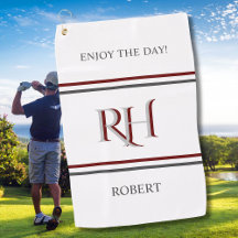 Personalisiertes Monogramm und Name Weißes Graues 