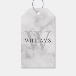 Personalisiertes Monogramm und Namensmarkierung Geschenkanhänger