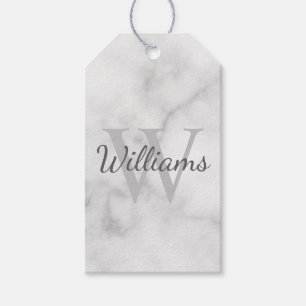 Personalisiertes Monogramm und Namensmarkierung Geschenkanhänger