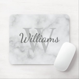 Personalisiertes Monogramm und Namensmarkierung Mousepad