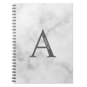 Personalisiertes Monogramm und NamensNotebook Notizblock