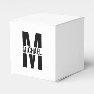 Personalisiertes Monogramm und Namensvorzug Geschenkschachtel