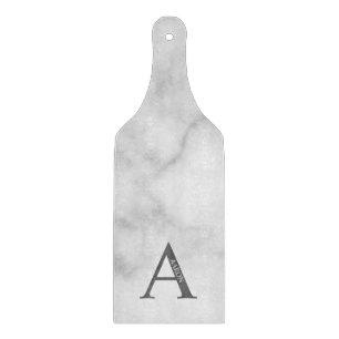 Personalisiertes Monogramm und Namenszuschnitt Schneidebrett