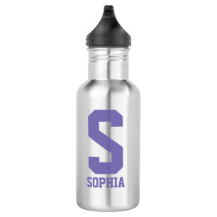 Personalisiertes Monogramm Wasser Flasche Sportg Edelstahlflasche