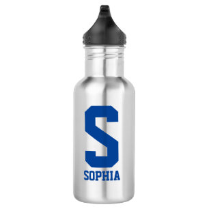 Personalisiertes Monogramm Wasser Flasche Sportg Edelstahlflasche