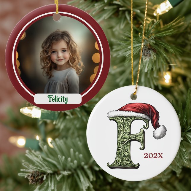 Personalisiertes Monogramm Weihnachtsschmuck (Von Creator hochgeladen)