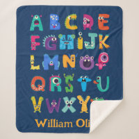 Personalisiertes Monster ABC Albern Alphabet Monst